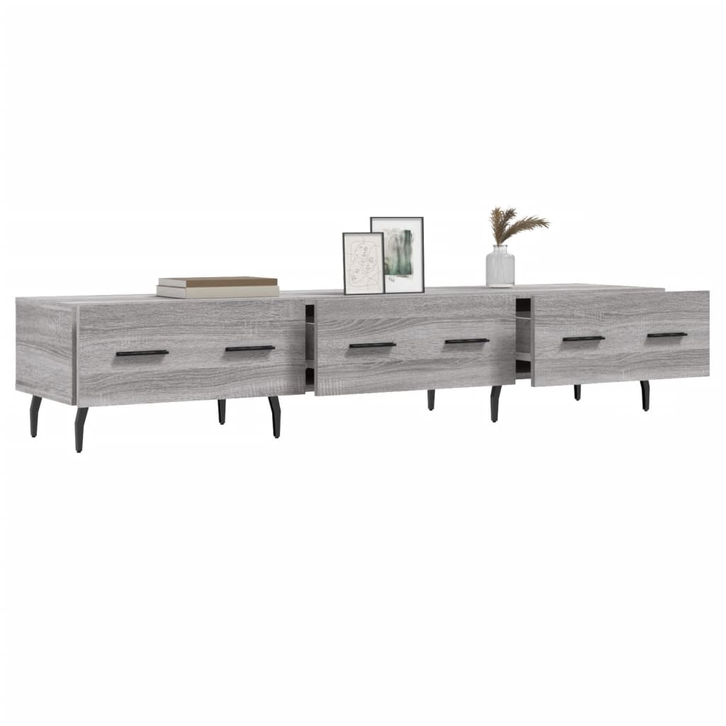Έπιπλο Τηλεόρασης Γκρι Sonoma 150 x 36 x 30 εκ. Επεξεργ. Ξύλο