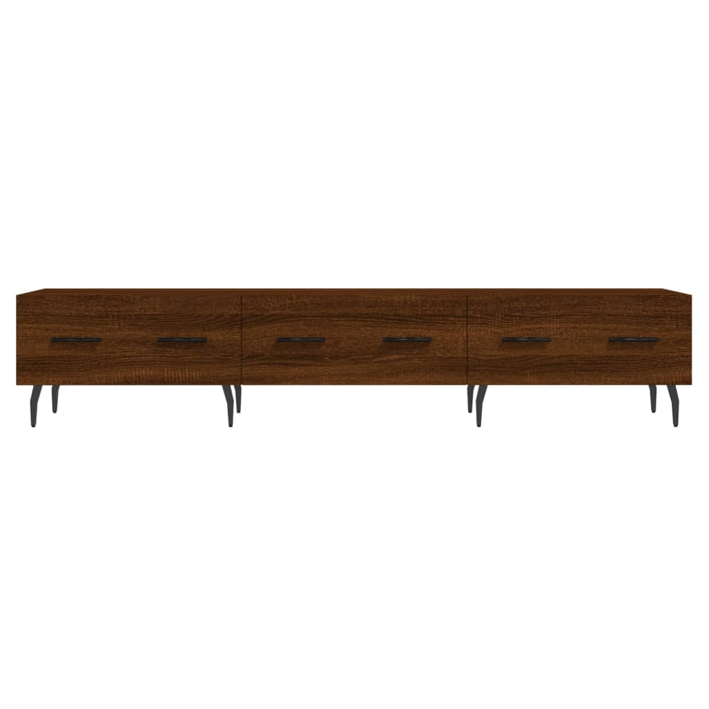 Έπιπλο Τηλεόρασης Καφέ Δρυς 150x36x30 εκ. Επεξ. Ξύλο