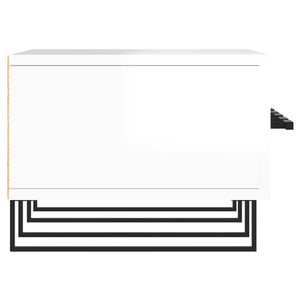 Έπιπλο Τηλεόρασης Γυαλ. Λευκό 150x36x30 εκ. Επεξεργασμένο Ξύλο - Pakobazaar