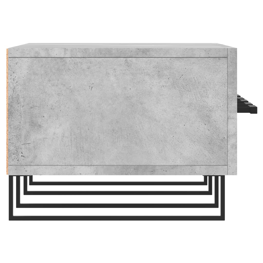 Έπιπλο Τηλεόρασης Γκρι Σκυροδέματος 150x36x30 εκ. Επεξ. Ξύλο