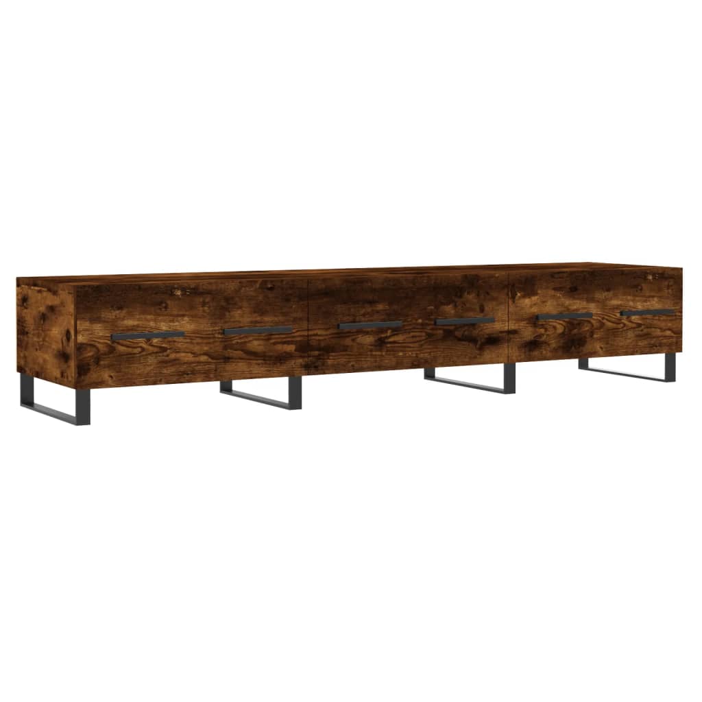 Έπιπλο Τηλεόρασης Καπνιστή Δρυς 150x36x30 εκ. Επεξ. Ξύλο