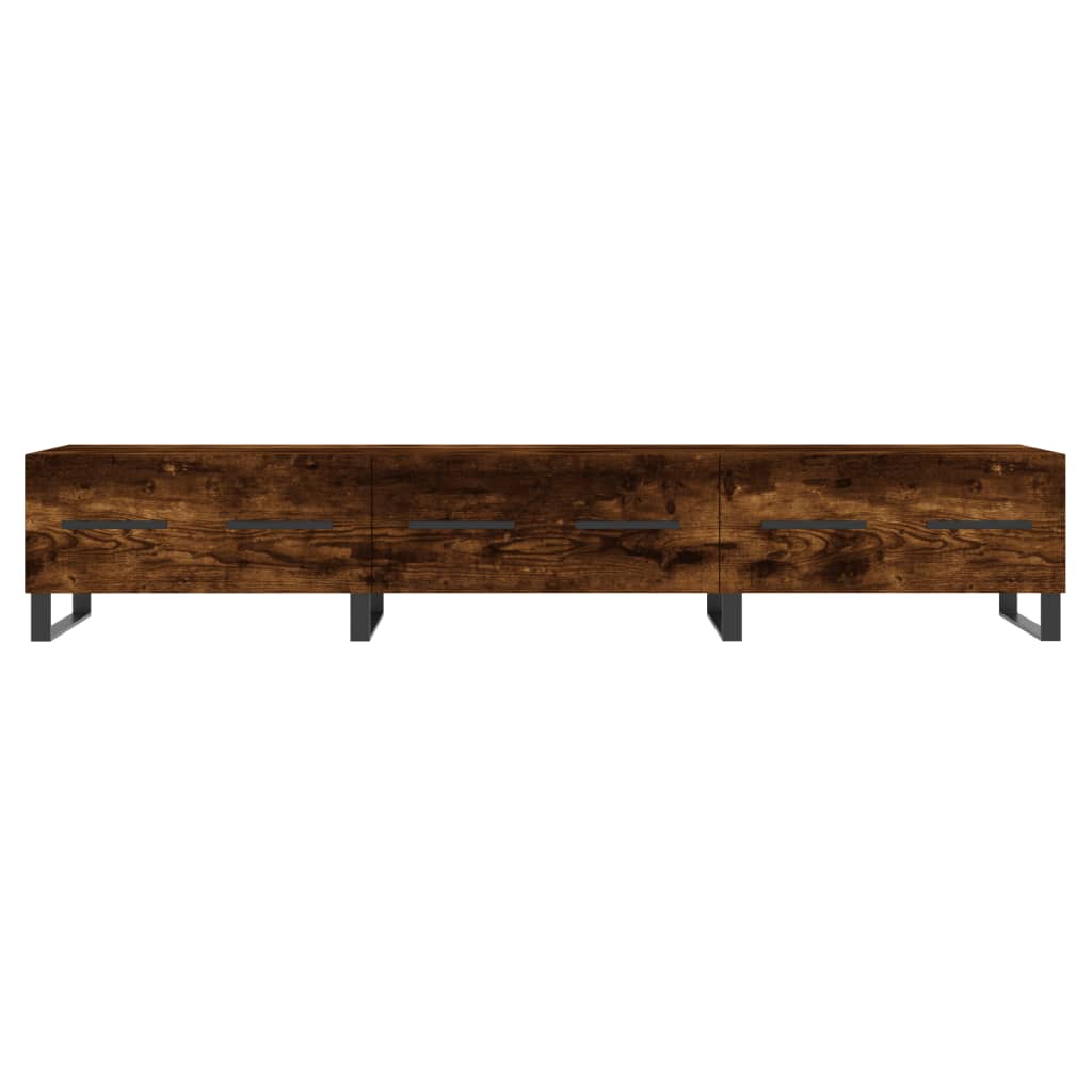 Έπιπλο Τηλεόρασης Καπνιστή Δρυς 150x36x30 εκ. Επεξ. Ξύλο