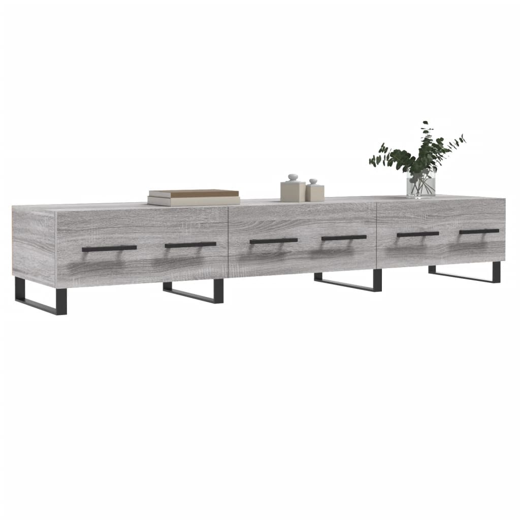 Έπιπλο Τηλεόρασης Γκρι Sonoma 150 x 36 x 30 εκ. Επεξεργ. Ξύλο