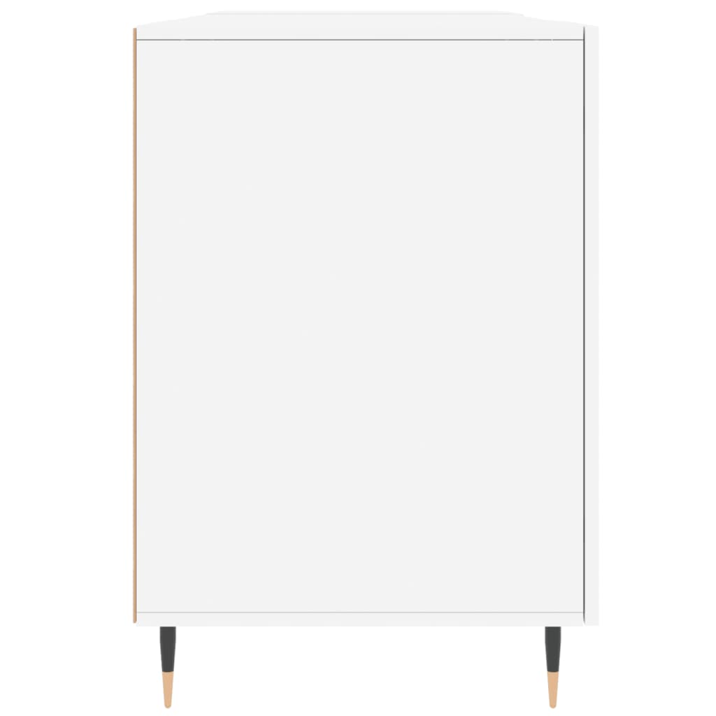 Γραφείο Λευκό 140 x 50 x 75 εκ. από Επεξεργασμένο Ξύλο