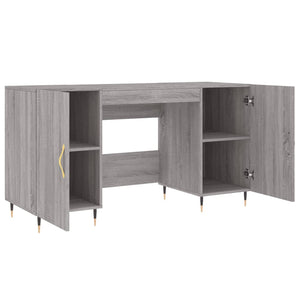 Γραφείο Γκρι Sonoma 140 x 50 x 75 εκ. από Επεξεργασμένο Ξύλο