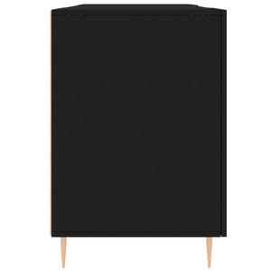 Γραφείο Μαύρο 140 x 50 x 75 εκ. από Επεξεργασμένο Ξύλο