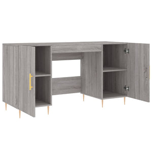 Γραφείο Γκρι Sonoma 140 x 50 x 75 εκ. από Επεξεργασμένο Ξύλο
