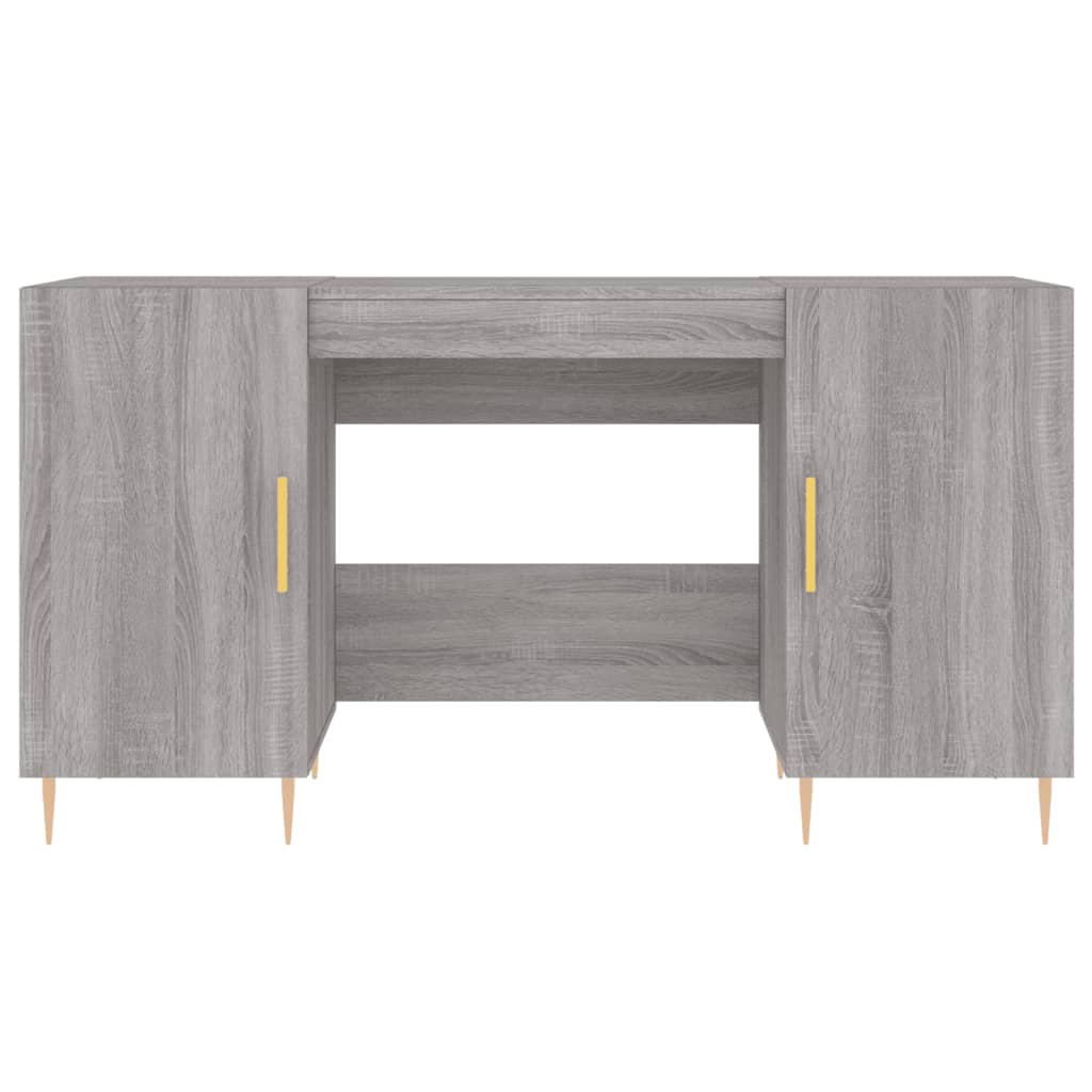 Γραφείο Γκρι Sonoma 140 x 50 x 75 εκ. από Επεξεργασμένο Ξύλο