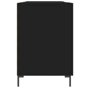 Γραφείο Μαύρο 140 x 50 x 75 εκ. από Επεξεργασμένο Ξύλο