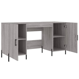 Γραφείο Γκρι Sonoma 140 x 50 x 75 εκ. από Επεξεργασμένο Ξύλο