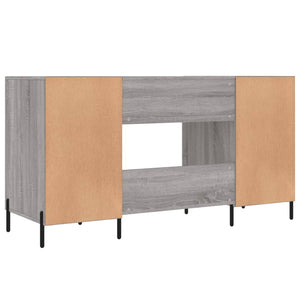 Γραφείο Γκρι Sonoma 140 x 50 x 75 εκ. από Επεξεργασμένο Ξύλο