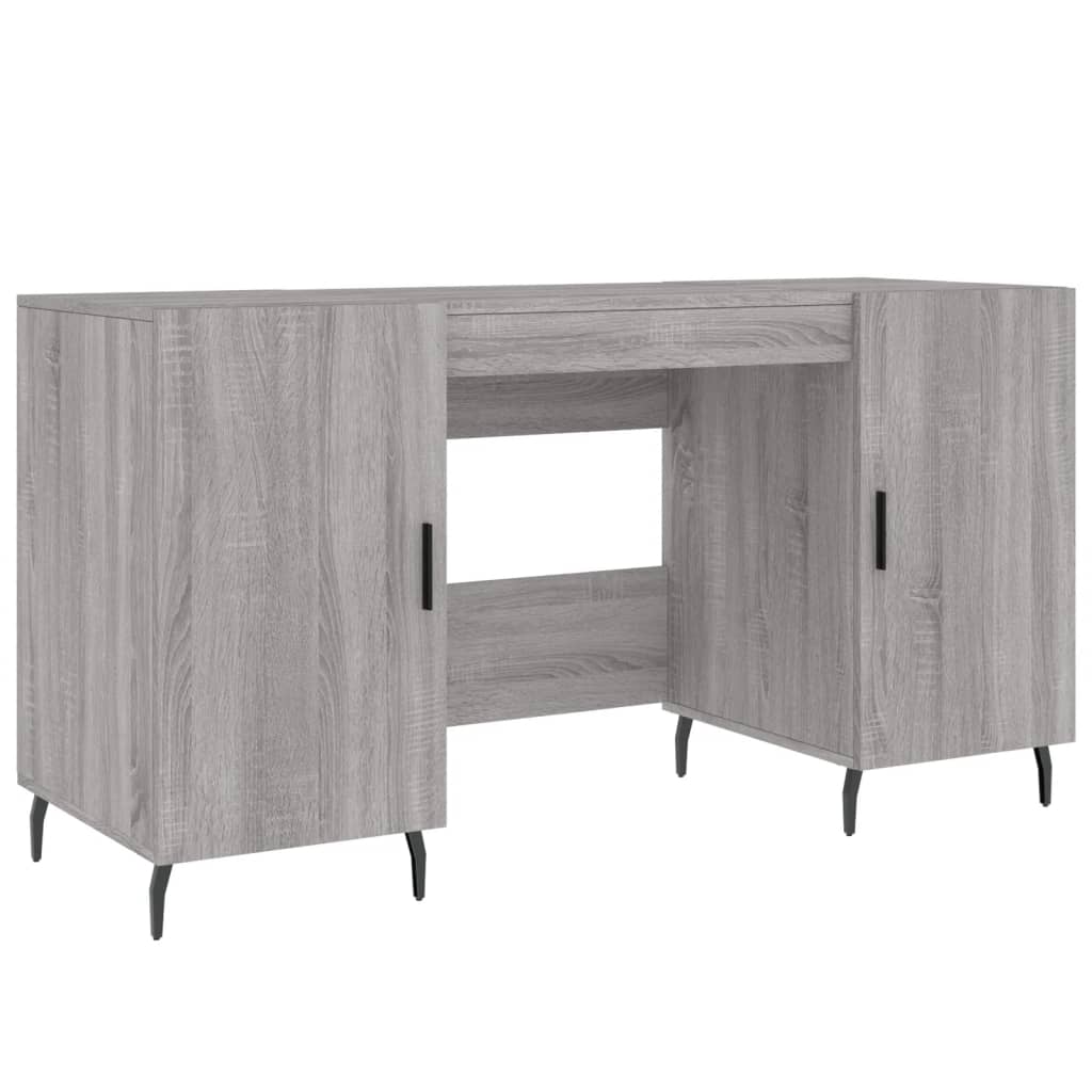 Γραφείο Γκρι Sonoma 140 x 50 x 75 εκ. από Επεξεργασμένο Ξύλο