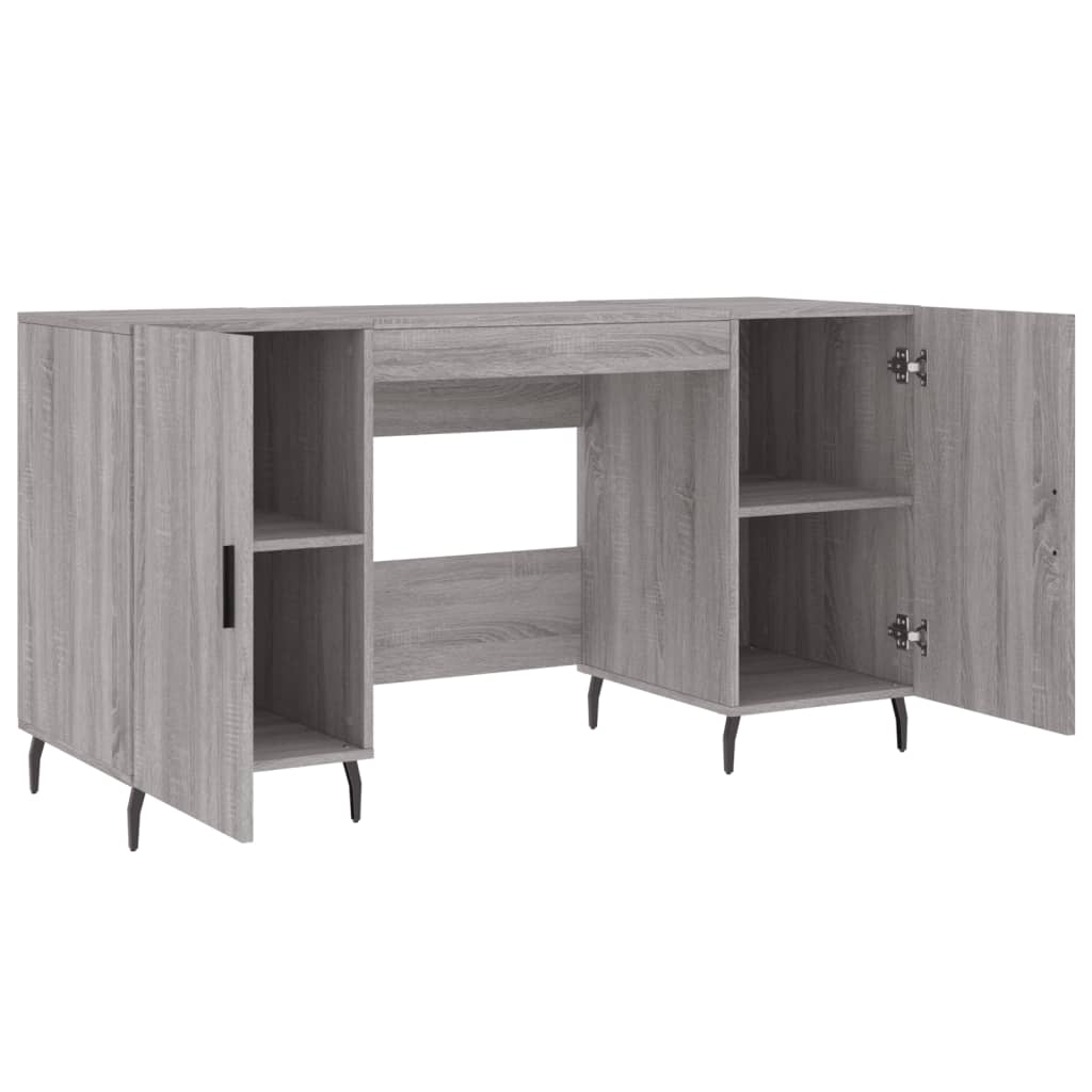 Γραφείο Γκρι Sonoma 140 x 50 x 75 εκ. από Επεξεργασμένο Ξύλο