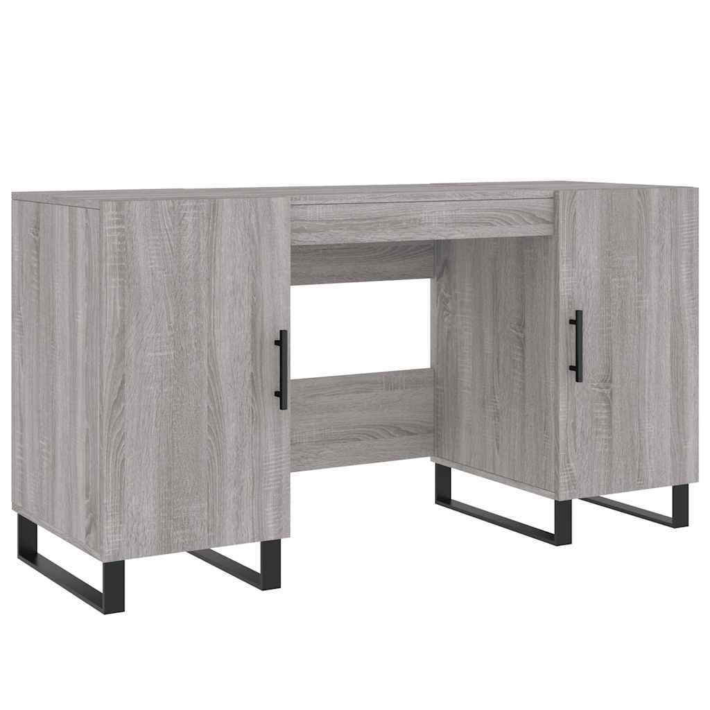 Γραφείο Γκρι Sonoma 140 x 50 x 75 εκ. από Επεξεργασμένο Ξύλο - Pakobazaar