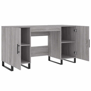 Γραφείο Γκρι Sonoma 140 x 50 x 75 εκ. από Επεξεργασμένο Ξύλο - Pakobazaar