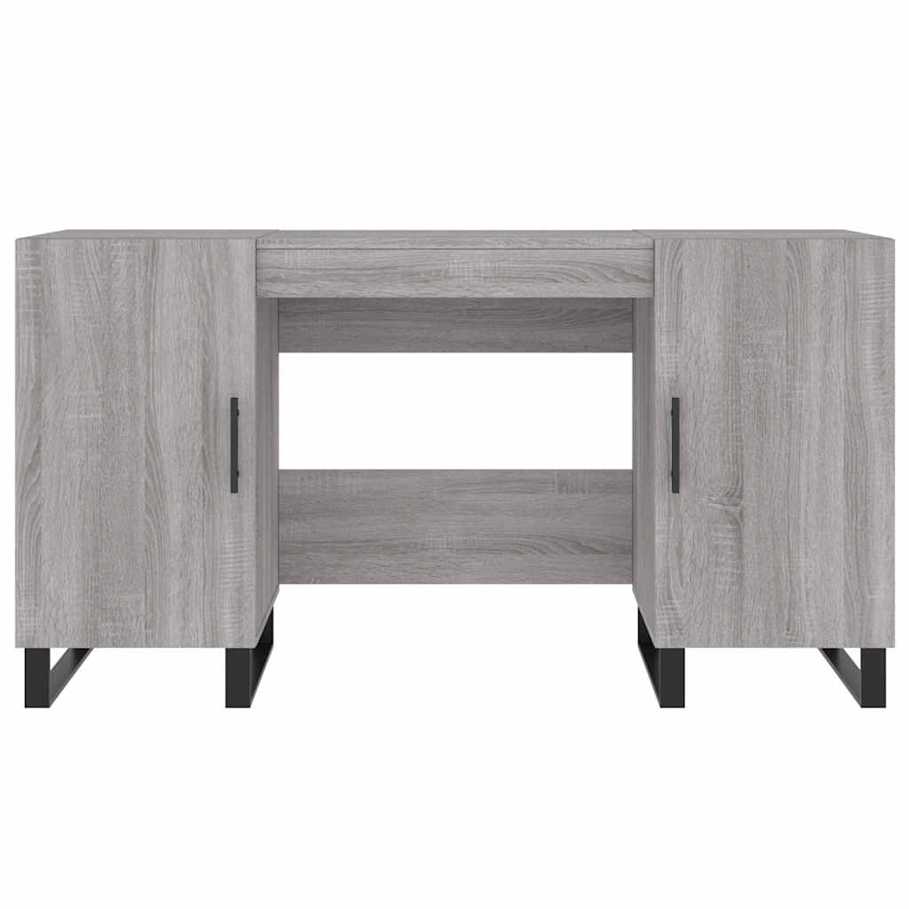Γραφείο Γκρι Sonoma 140 x 50 x 75 εκ. από Επεξεργασμένο Ξύλο - Pakobazaar