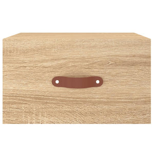 Κομοδίνα Επιτοίχια Sonoma Δρυς 35 x 35 x 20 εκ.