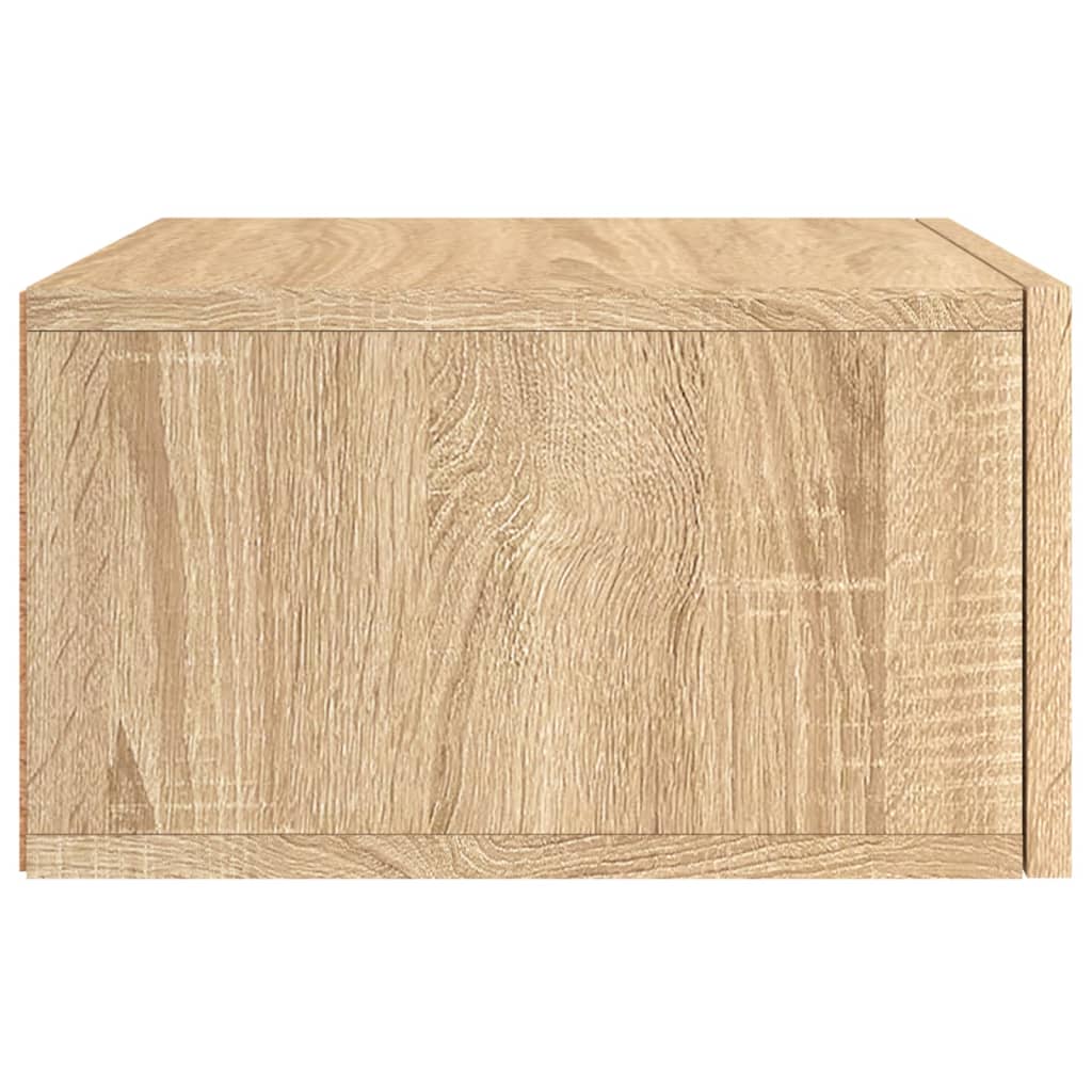 Κομοδίνα Επιτοίχια Sonoma Δρυς 35 x 35 x 20 εκ.