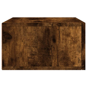 Κομοδίνο Επιτοίχιο Καπνιστή Δρυς 35 x 35 x 20 εκ.