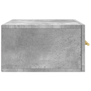 Κομοδίνο Επιτοίχιο Γκρι Σκυροδέματος 35 x 35 x 20 εκ.