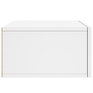 Κομοδίνα Επιτοίχια 2 τεμ. Λευκά 35x35x20 εκ.