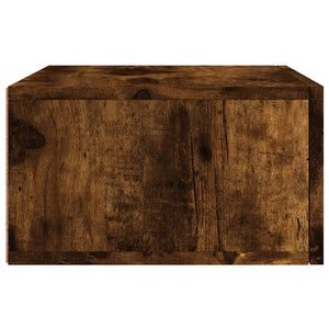 Κομοδίνο Επιτοίχιο Καπνιστή Δρυς 35 x 35 x 20 εκ. - Pakobazaar
