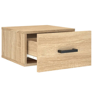 Κομοδίνα Επιτοίχια Sonoma Δρυς 35 x 35 x 20 εκ.