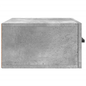 Κομοδίνο Επιτοίχιο Γκρι Σκυροδέματος 35 x 35 x 20 εκ.