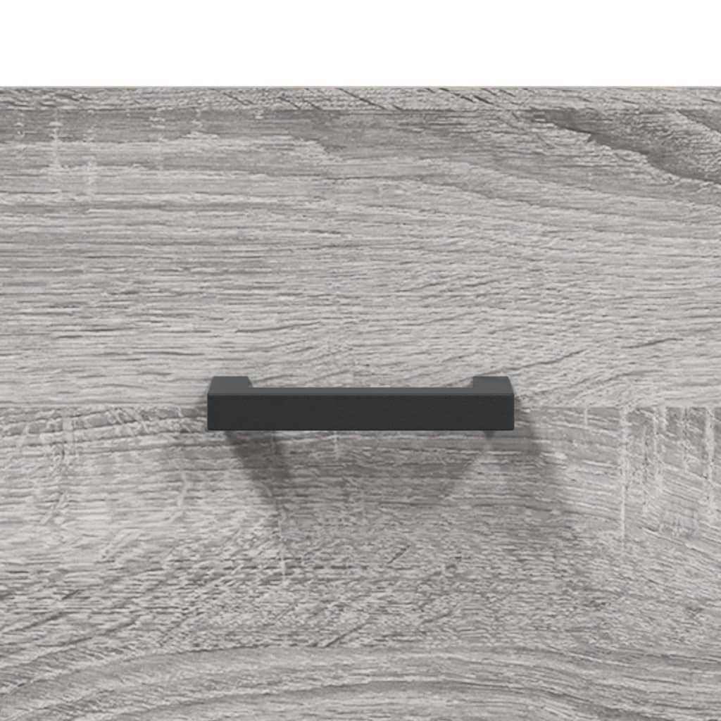 Κομοδίνα Επιτοίχια Γκρι Sonoma 35 x 35 x 20 εκ.