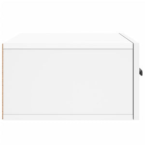 Κομοδίνα Επιτοίχια 2 τεμ. Λευκά 35x35x20 εκ.