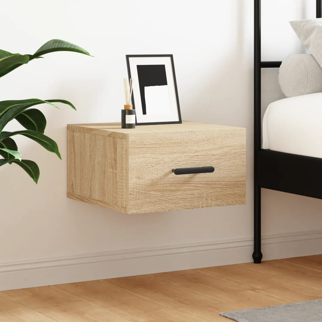 Κομοδίνα Επιτοίχια Sonoma Δρυς 35 x 35 x 20 εκ. - Pakobazaar