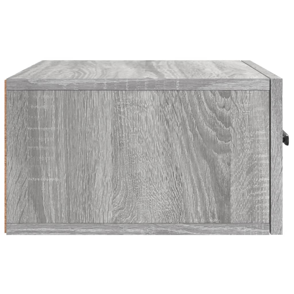 Κομοδίνα Επιτοίχια Γκρι Sonoma 35 x 35 x 20 εκ. - Pakobazaar