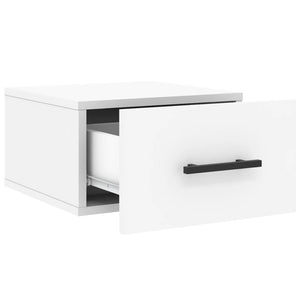 Κομοδίνο Επιτοίχιο Λευκά 35 x 35 x 20 εκ. - Pakobazaar