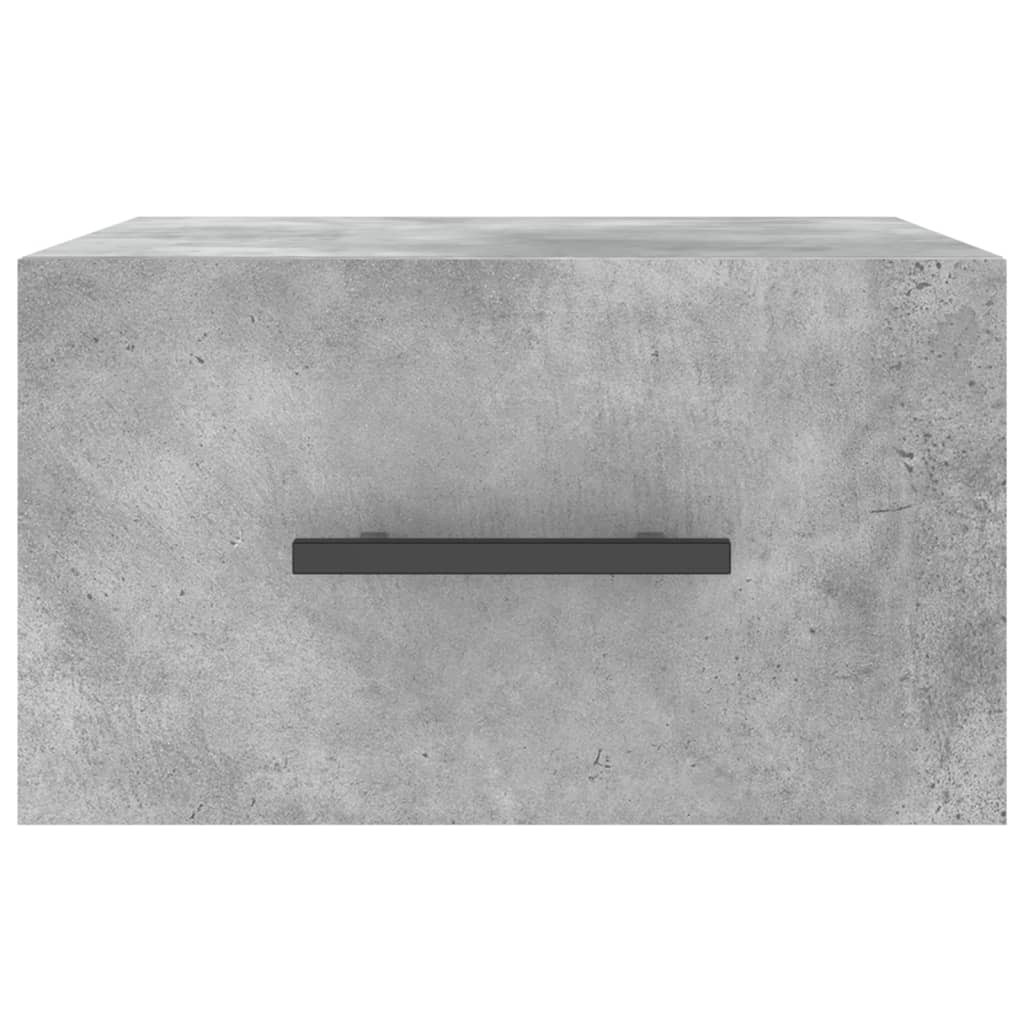 Κομοδίνο Επιτοίχιο Γκρι Σκυροδέματος 35 x 35 x 20 εκ.