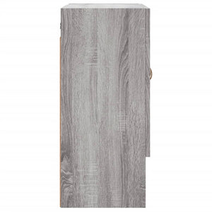 Ντουλάπι Τοίχου Γκρι Sonoma 60x31x70εκ. Επεξεργασμένο Ξύλο