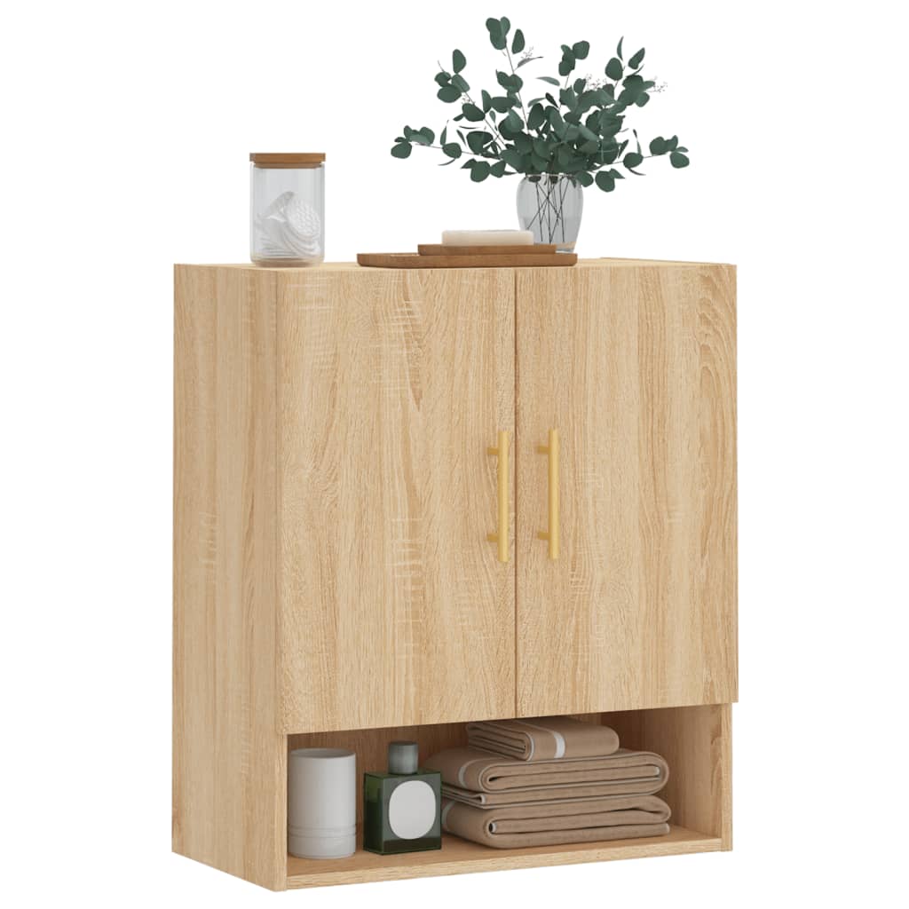 Ντουλάπι Τοίχου Sonoma Δρυς 60 x 31 x 70 εκ. Επεξεργασμένο Ξύλο