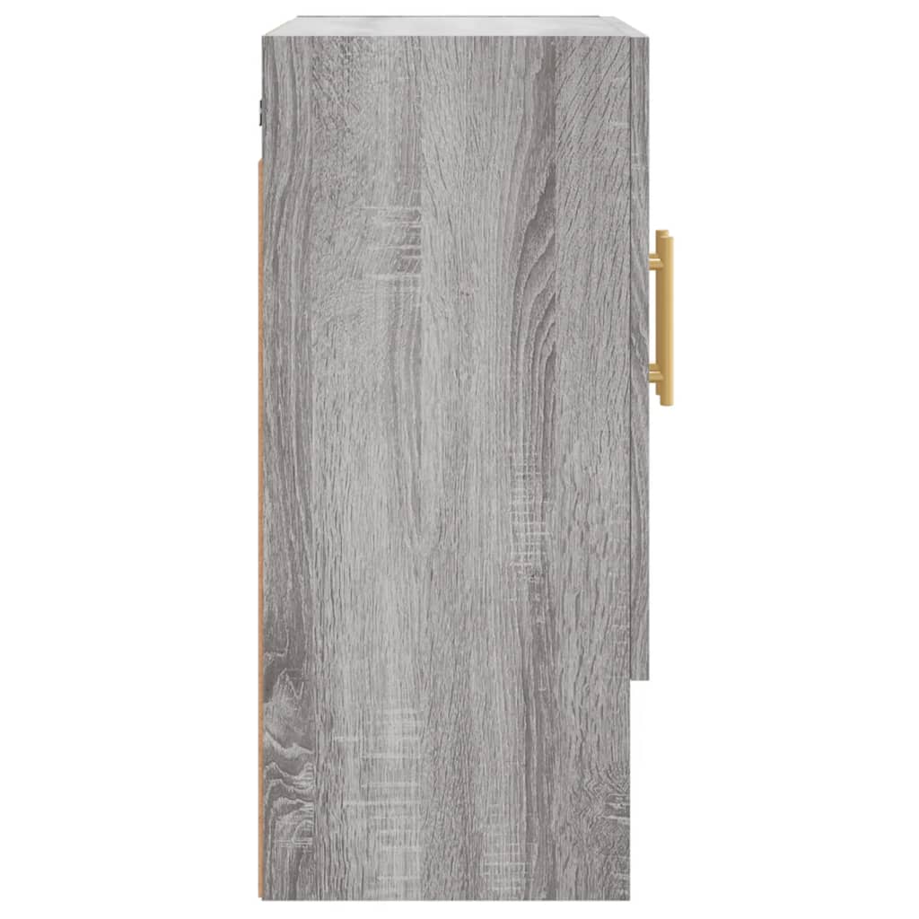 Ντουλάπι Τοίχου Γκρι Sonoma 60 x 31 x 70 εκ. από Επεξεργ. Ξύλο