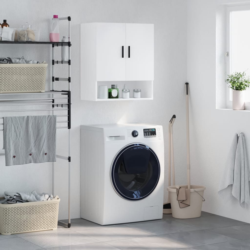 Ντουλάπι Τοίχου Λευκό 60 x 31 x 70 εκ. από Επεξεργασμένο Ξύλο - Pakobazaar