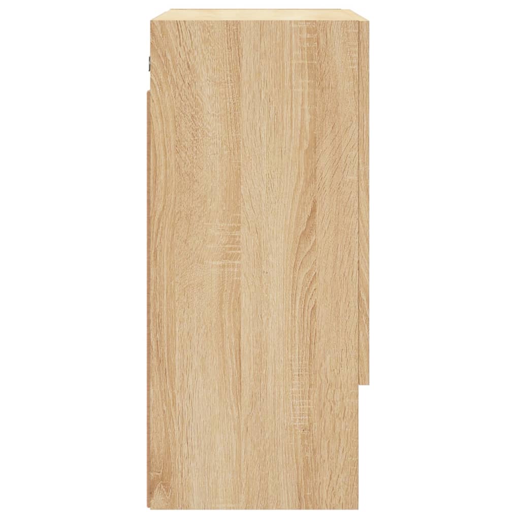 Ντουλάπι Τοίχου Sonoma Δρυς 60 x 31 x 70 εκ. Επεξεργασμένο Ξύλο - Pakobazaar