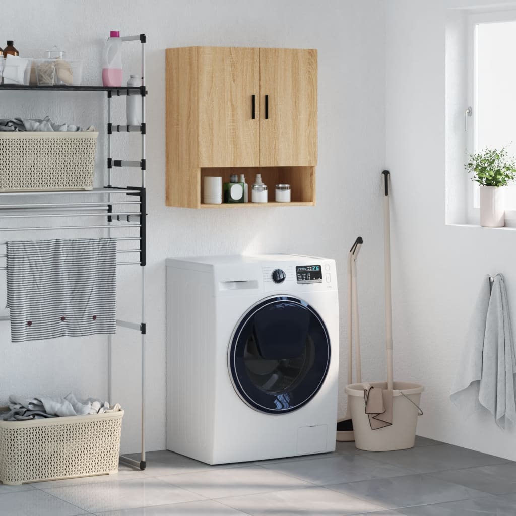 Ντουλάπι Τοίχου Sonoma Δρυς 60 x 31 x 70 εκ. Επεξεργασμένο Ξύλο - Pakobazaar