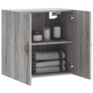 Ντουλάπι Τοίχου Γκρι Sonoma 60x31x60 εκ. από Επεξεργασμένο Ξύλο