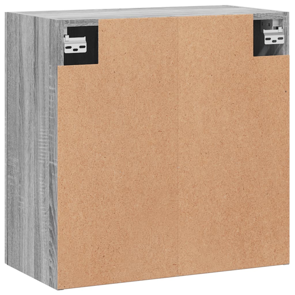 Ντουλάπι Τοίχου Γκρι Sonoma 60x31x60 εκ. από Επεξεργασμένο Ξύλο