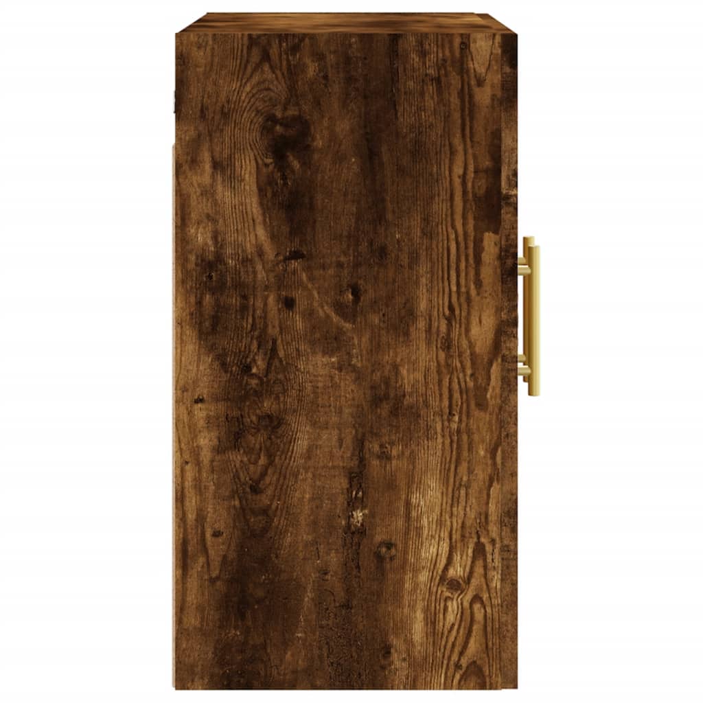 Ντουλάπι Τοίχου Καπνιστή Δρυς 60x31x60 εκ. Επεξεργασμένο Ξύλο