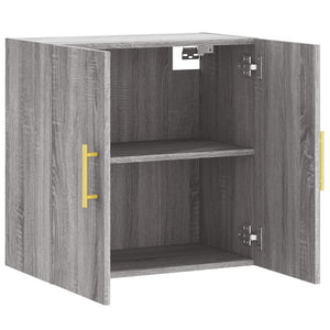 Ντουλάπι Τοίχου Γκρι Sonoma 60x31x60 εκ. από Επεξεργασμένο Ξύλο - Pakobazaar