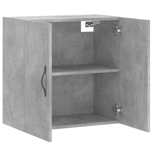 Ντουλάπι Τοίχου Γκρι Σκυροδέματος 60x31x60 εκ. Επεξεργ. Ξύλο - Pakobazaar