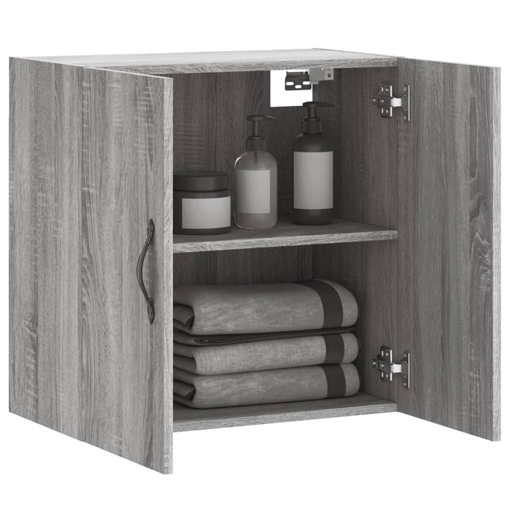 Ντουλάπι Τοίχου Γκρι Sonoma 60x31x60 εκ. από Επεξεργασμένο Ξύλο