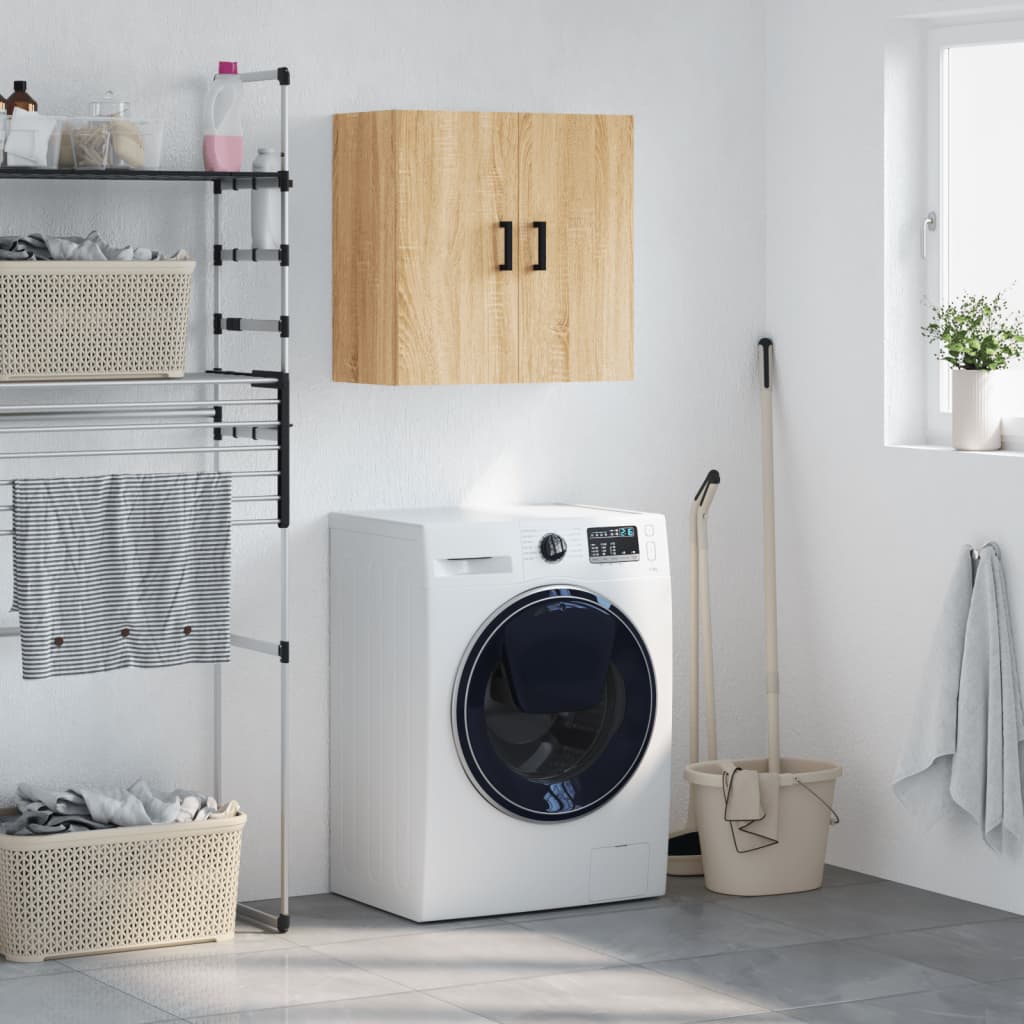 Ντουλάπι Τοίχου Sonoma Δρυς 60x31x60 εκ. Επεξεργασμένο Ξύλο - Pakobazaar