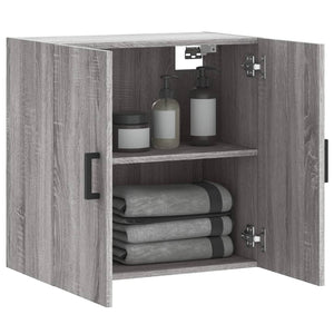 Ντουλάπι Τοίχου Γκρι Sonoma 60x31x60 εκ. από Επεξεργασμένο Ξύλο