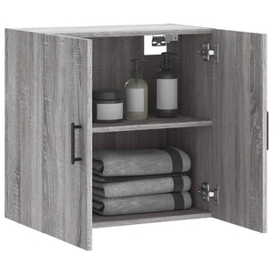 Ντουλάπι Τοίχου Γκρι Sonoma 60x31x60 εκ. από Επεξεργασμένο Ξύλο - Pakobazaar