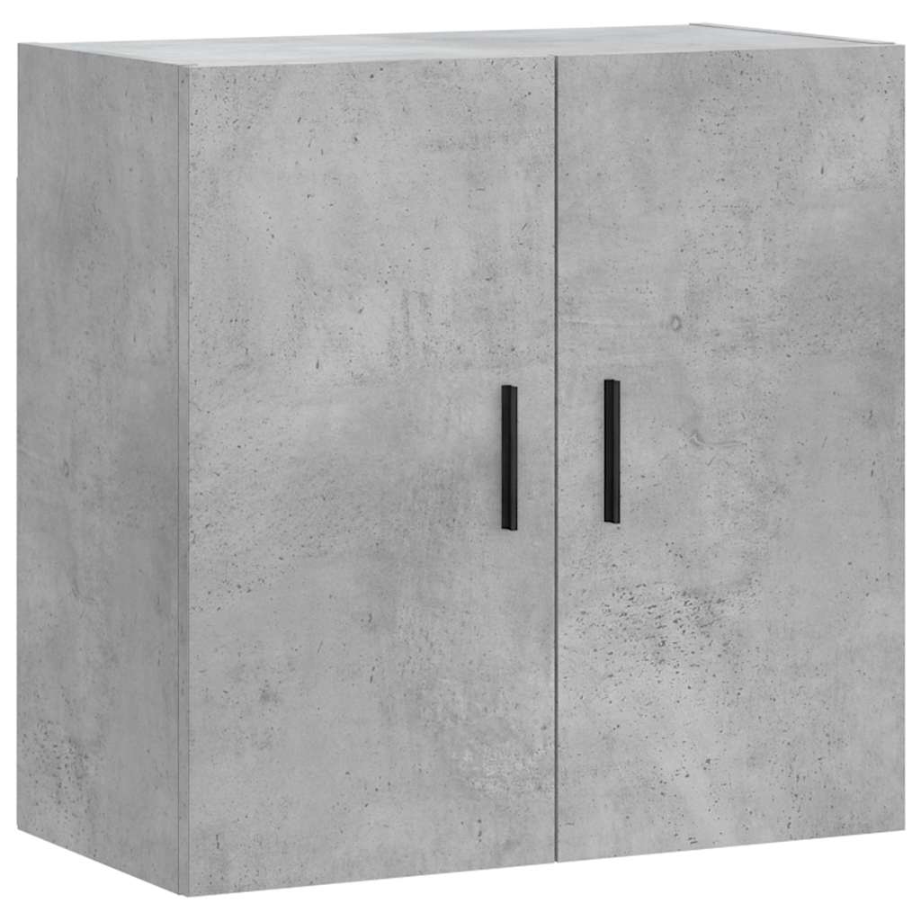 Ντουλάπι Τοίχου Γκρι Σκυροδέματος 60x31x60 εκ. Επεξεργ. Ξύλο - Pakobazaar